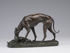 Greyhound Retrieving a Hare
