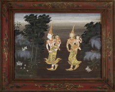 Vessantara Jataka, Chapter 4: Vessantara, Maddi, Jali, and Kanha Enter the Forest