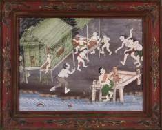 Vessantara Jataka, Chapter 5: The Brahmin Jujaka with his wife Amittapana