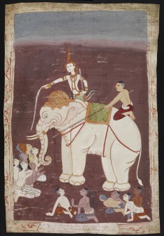 Vessantara Jataka, Chapter 2 (Himavanta Forest): Vessantara Gives the White Elephant to the Kalinga Brahmins