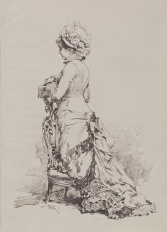 Fashionable Woman at Prayer