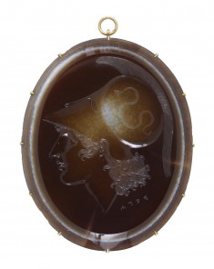 Pendant with Intaglio of Athena