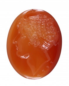 Carnelian Intaglio of a Roman Lady