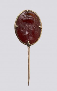 Intaglio with Helmeted Head of Athena