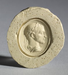 Intaglio of Emperor Volusian with Laurel Wreath