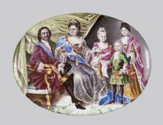 Portrait Medallion of Peter the Great and Family