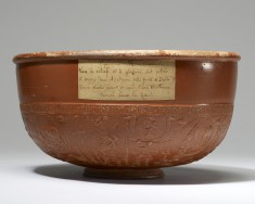 Bowl with Mythological Figures in Relief
