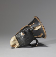 Rhyton in Form of a Dimidiated Donkey and Ram Head