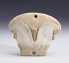 Lid of Cosmetic Box in the Form of a Papyrus Capital