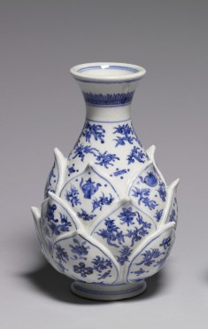 Vase with Lotus Blossom Base