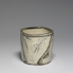 Incense or Charcoal Container with Signatures of Ogata Korin and Ogata Kenzan
