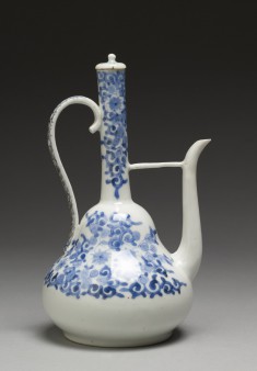 Ewer with Formal Floral Designs