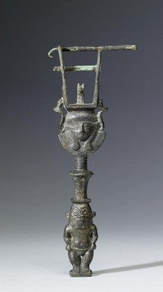 Naos-Sistrum with Bes-Shaped Handle