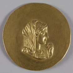Medallion with Olympias