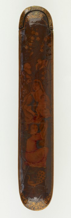 Pen Box with Mary and Joseph with Infant Jesus