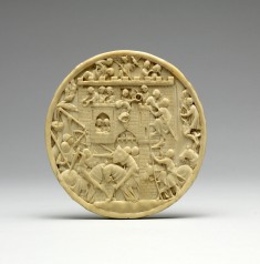 Mirror Case with Attack on the Castle of Love