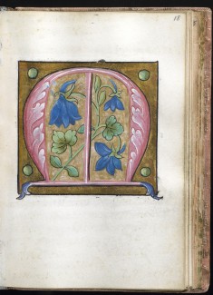 Illuminated Initial M