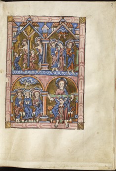 Leaf from Carrow Psalter