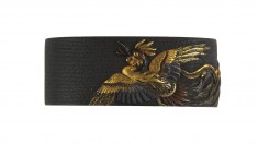 Fuchi with Japanese Phoenix ("Hô-ô")