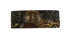 Fuchi with Flowering Vine