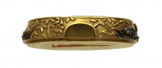 Fuchi with Autumn Flowers