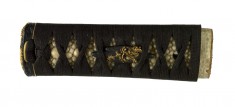 Tsuka with Dragons in Waves and Clouds