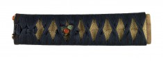 Tsuka with Chinese Lantern Plants