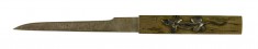 Kozuka with Lizard and Orchids
