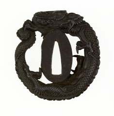 Tsuba with a Dragon