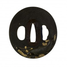 Tsuba with a Carp