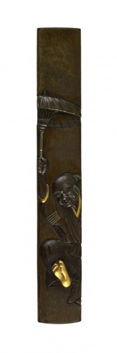 Kozuka with the Servant from the Play "Suehirogari"
