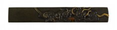Kozuka with Asahina Saburô and a Gate Guardian