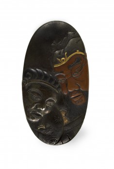 Kashira with the Chinese General Kanyu (Ch. Guan Yu [Kuan Yu])