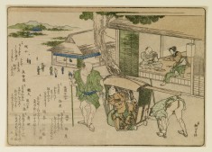 Genre Scene with Palanquin