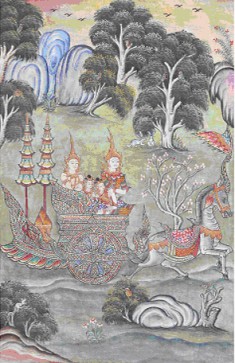 Vessantara Jataka, Chapter 3: The Exile