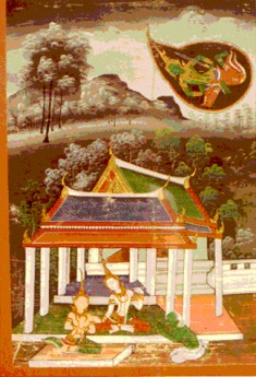 Vessantara Jataka, Chapter 10: Indra, in the Form of a Brahmin, Requests Maddi from Vessantara