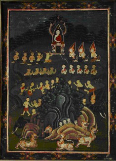 Buddha Preaching in Sankassa