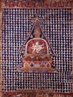 Ushnishavijaya with Stupas