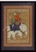 Thumbnail: Single Leaf of Two Young Men Riding a White Elephant