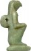 Thumbnail: Amulet-pendant, Squatting Figure of Falcon Headed God.