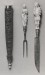 Thumbnail: Knife-and-Fork Set with Mars and Diana