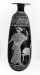 Thumbnail: Alabastron Depcting A Seated Woman and A Woman Walking to the Right Toward a Chair