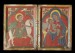 Thumbnail: Diptych Icon with Saint George, and Mary and the Infant Christ
