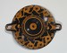 Thumbnail: Red-Figure Kylix with Running Warriors