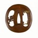Thumbnail: Tsuba with Tiger and Bamboo
