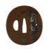 Thumbnail: Tsuba with the Taoist Immortal Bukan and his Tiger