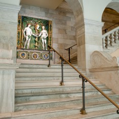 Museum Location: Stairway to Sculpture Court