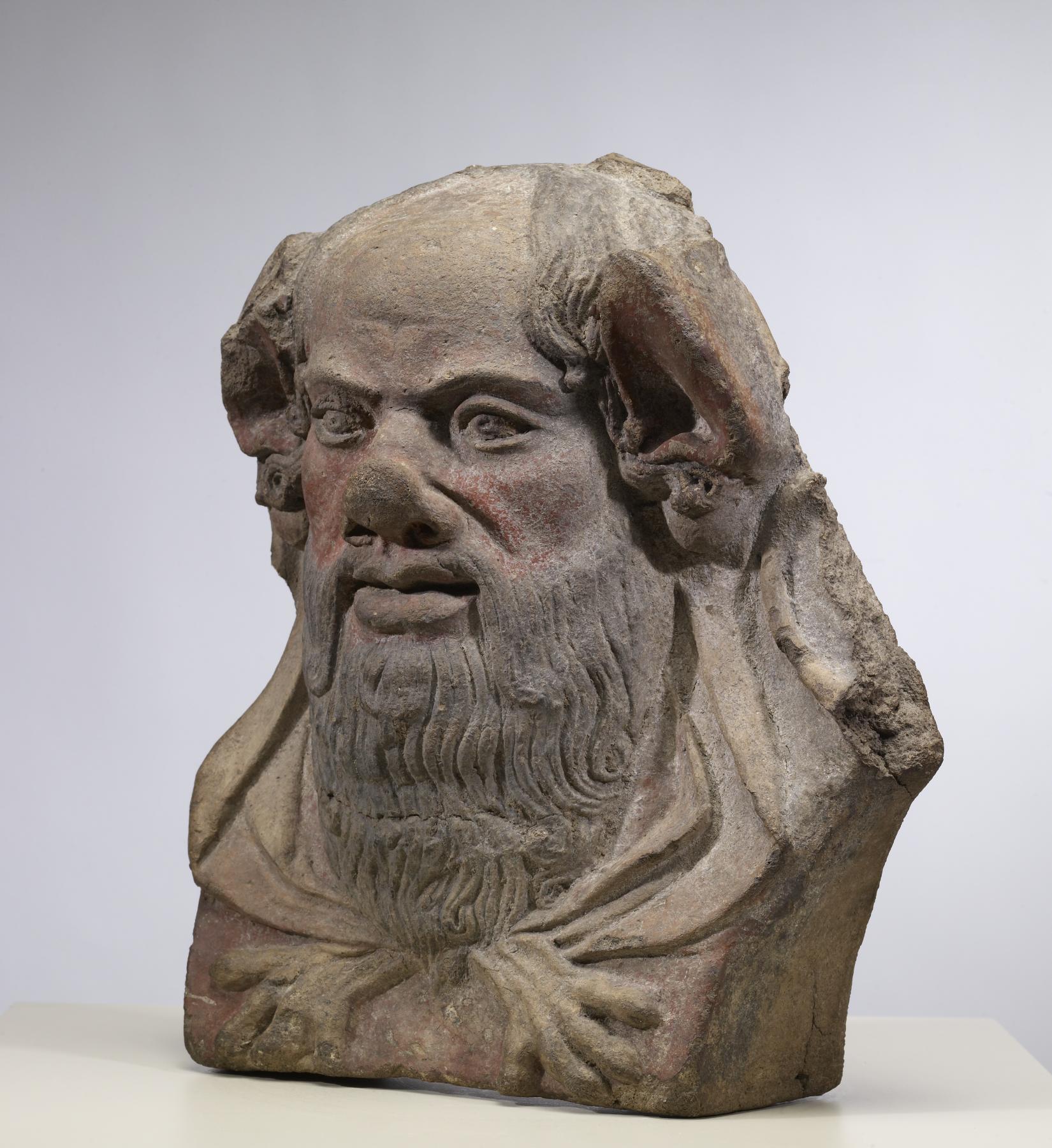 Antefix with Head of Silenus | The Walters Art Museum