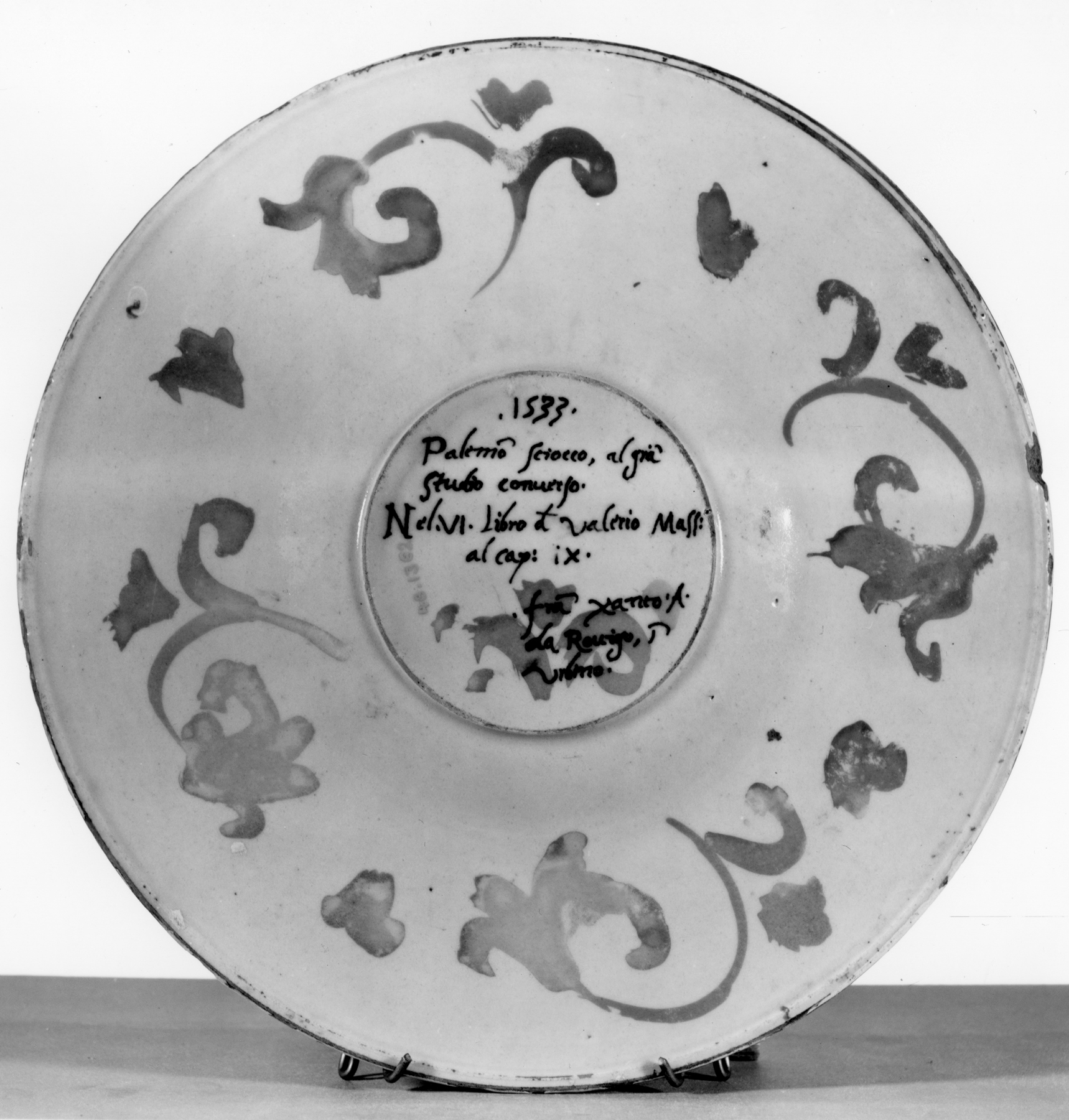 Plate with the School of Xenocrates The Walters Art Museum
