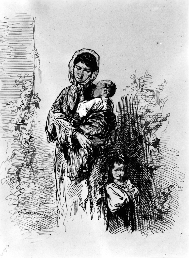 Image for Peasant Woman with Two Young Children